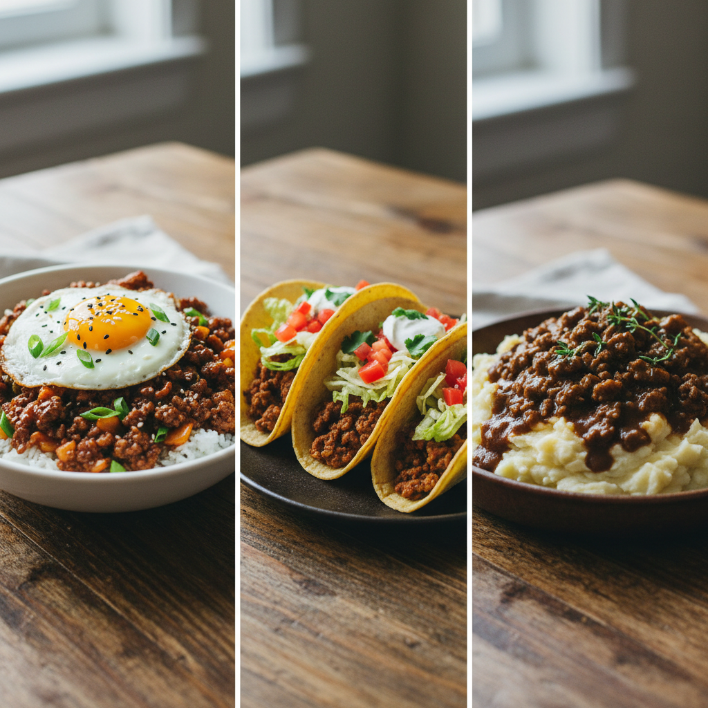 Quick Ground Beef Dinner