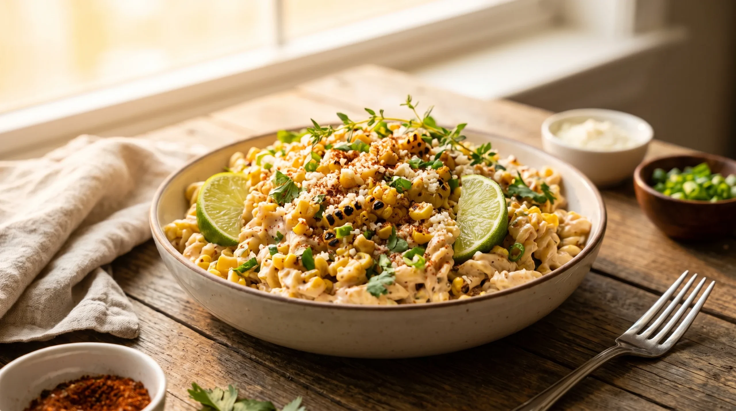 Ultimate Grilled Corn Elote Pasta Salad Recipe