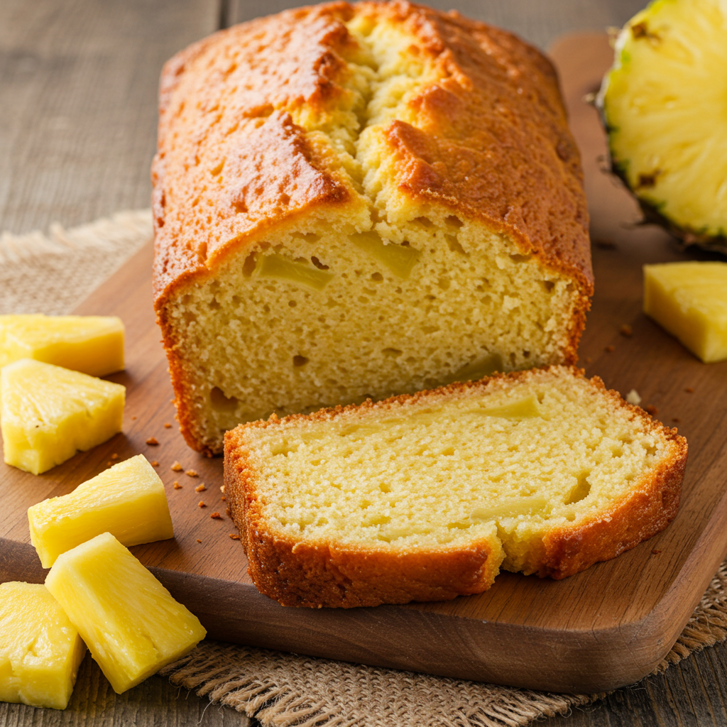 Pineapple Bread Recipe – A Moist &amp; Sweet Tropical Treat
