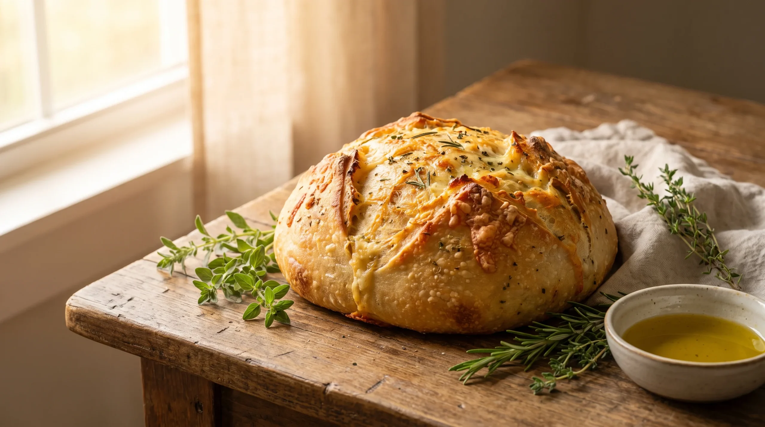 Ultimate Italian Herb and Cheese Bread Recipe